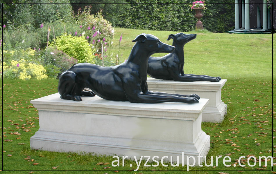 life size greyhound staute 